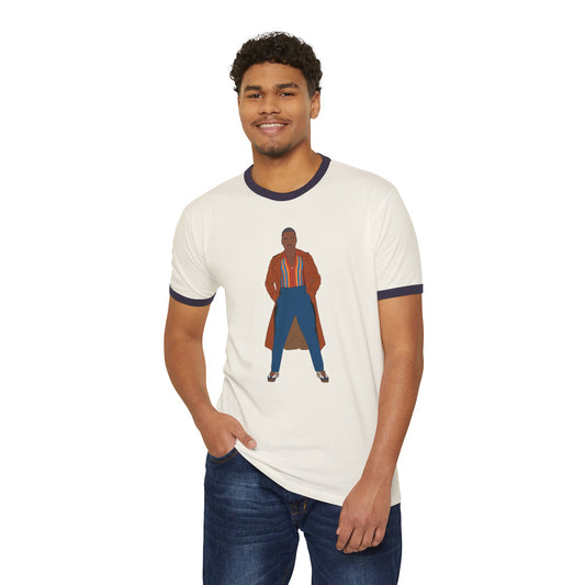 The Fifteenth Doctor Ringer T-Shirt - Fandom-Made