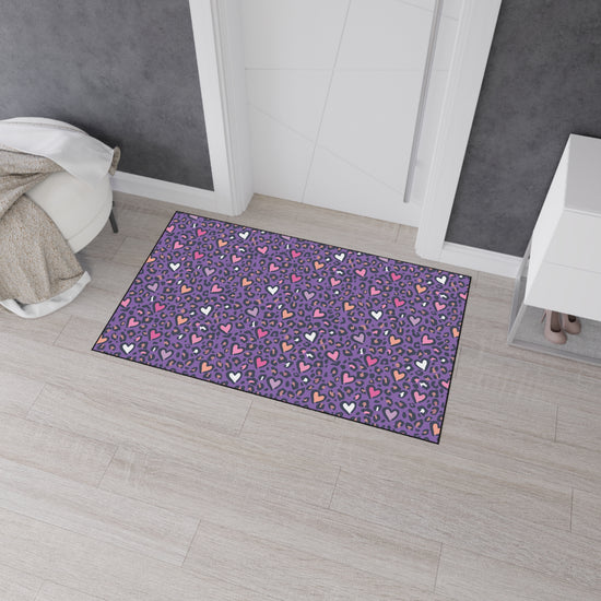 Leopard Love Floor Mat - Fandom-Made