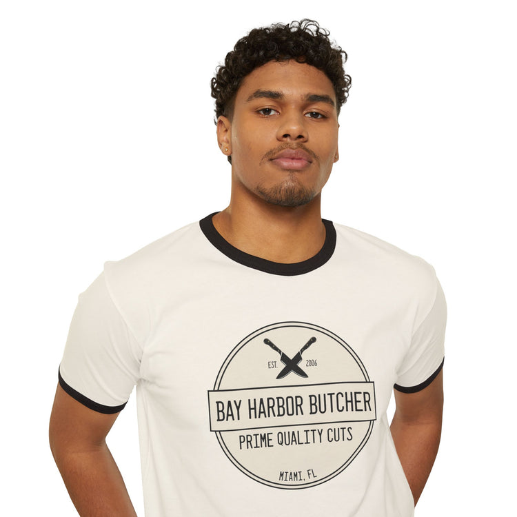 Bay Harbor Butcher Ringer T-Shirt - Fandom-Made