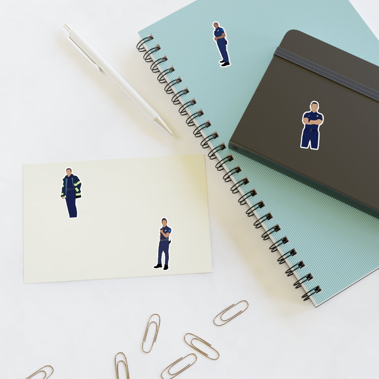 9-1-1 Sticker Sheet - Fandom-Made