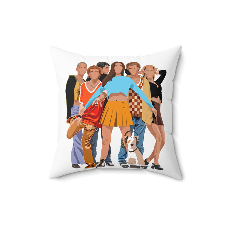 Empire Records Group Square Pillow - Fandom-Made