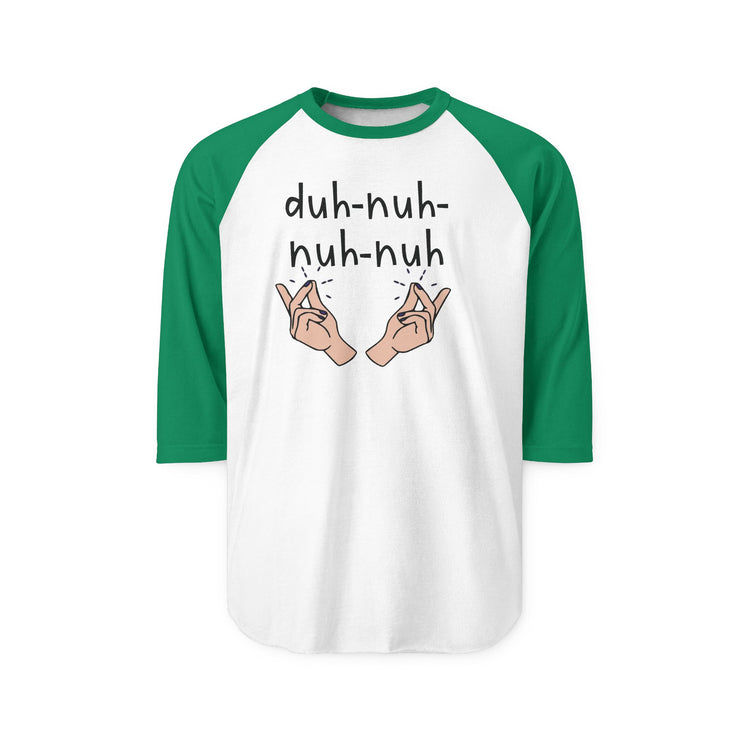 Snappy Song 3/4 Raglan Shirt - Fandom-Made