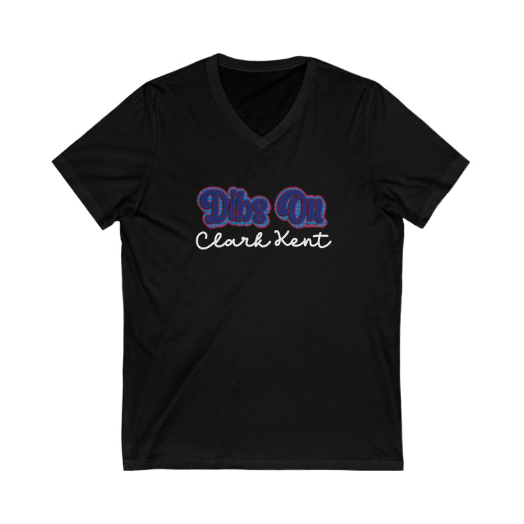Dibs On Clark Kent V-Neck Tee - Fandom-Made
