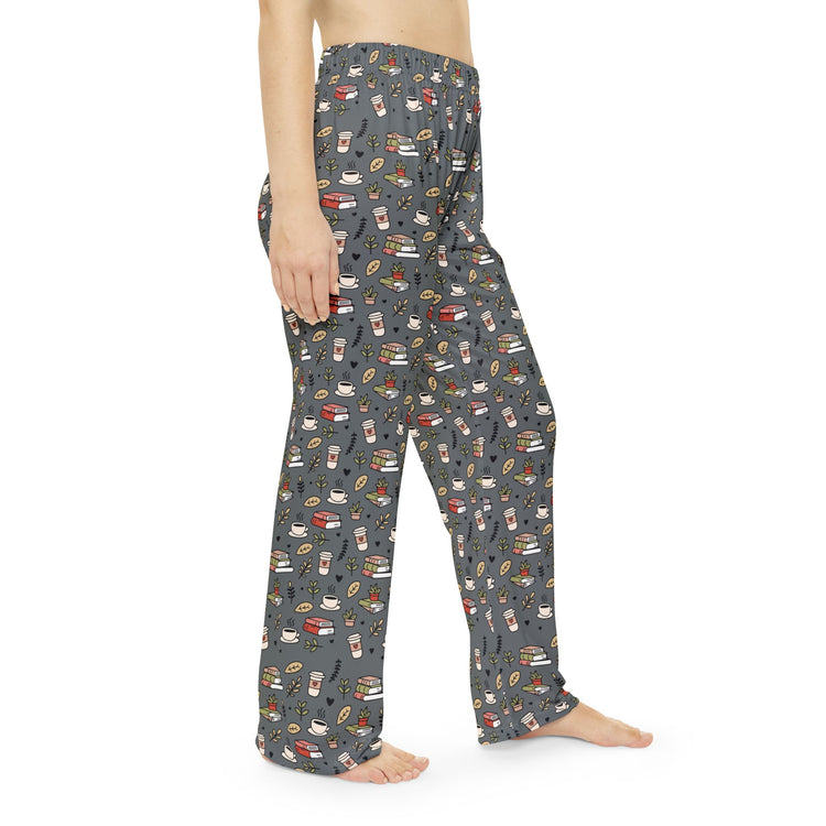 Books and Cups Pajama Pants - Fandom-Made
