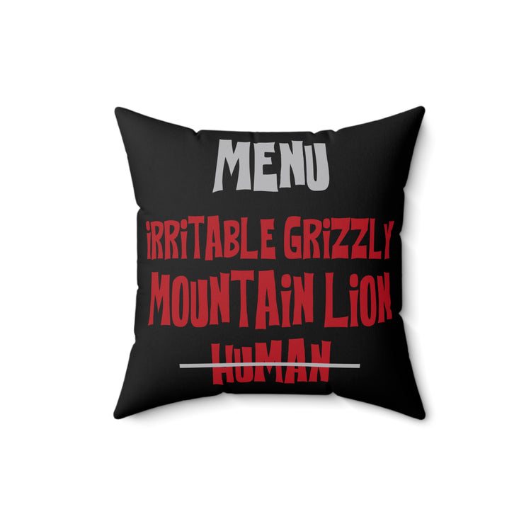 Twilight Menu Square Pillow - Fandom-Made