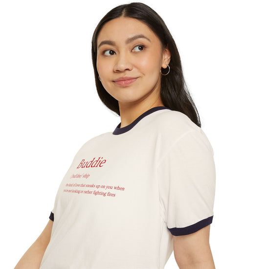 Buddie Ringer T-Shirt - Fandom-Made