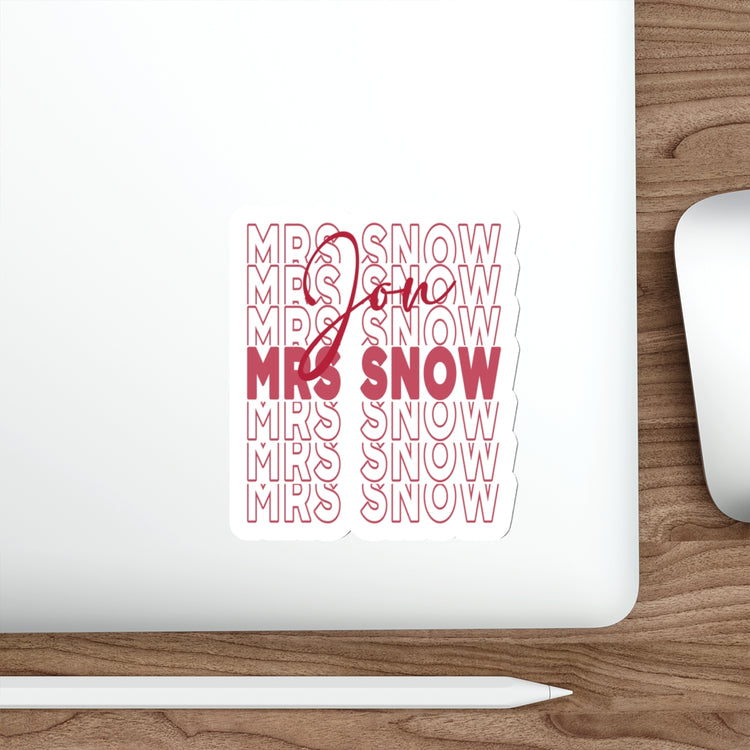 Mrs. Jon Snow Die-Cut Sticker