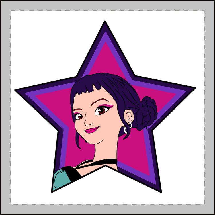 Zoey Star Mini Plush Keychain