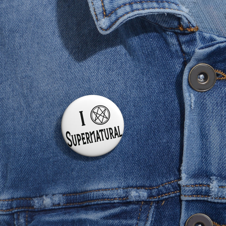 I Love Supernatural Men Of Letters Edition Pin - Fandom-Made