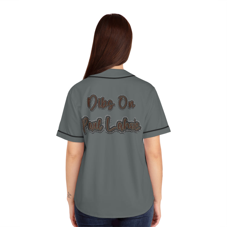 Dibs On Paul Lahote Women's Baseball Jersey - Fandom-Made