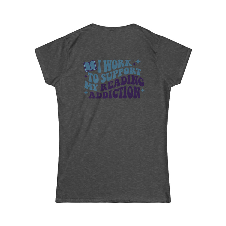 Reading Addict Women's Fit T-Shirt - Fandom-Made