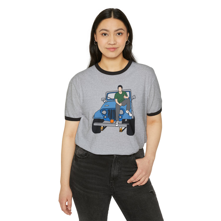 Stiles Stilinski And Jeep Ringer T-Shirt - Fandom-Made
