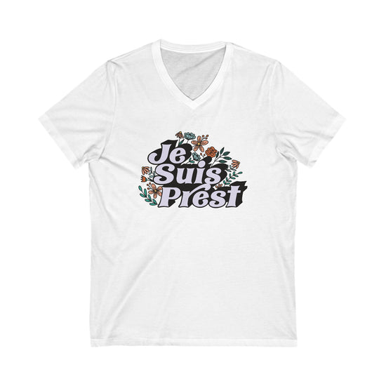 Je Suis Prest V-Neck Tee - Fandom-Made