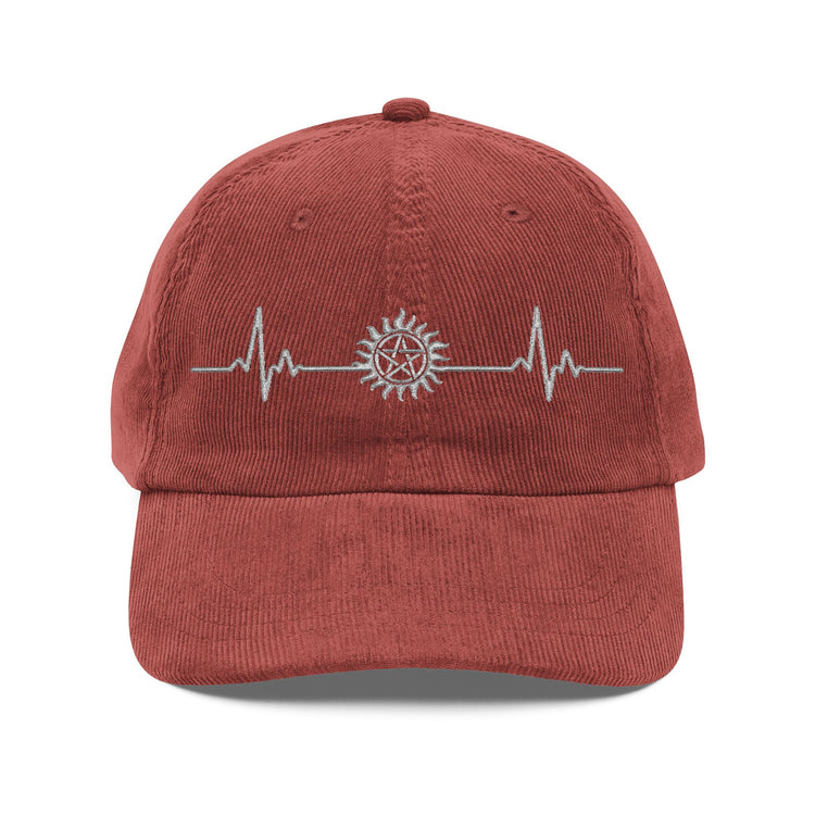My Heart Beats For Supernatural Corduroy Cap - Fandom-Made
