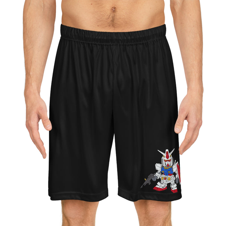 Gundam Time Basketball Shorts - Fandom-Made
