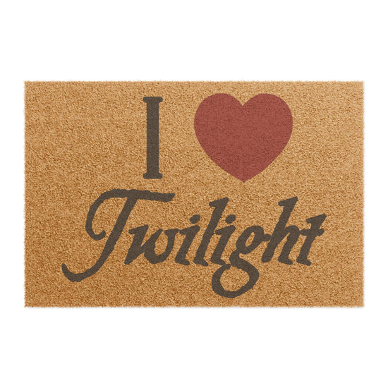 I Love Twilight Doormat - Fandom-Made