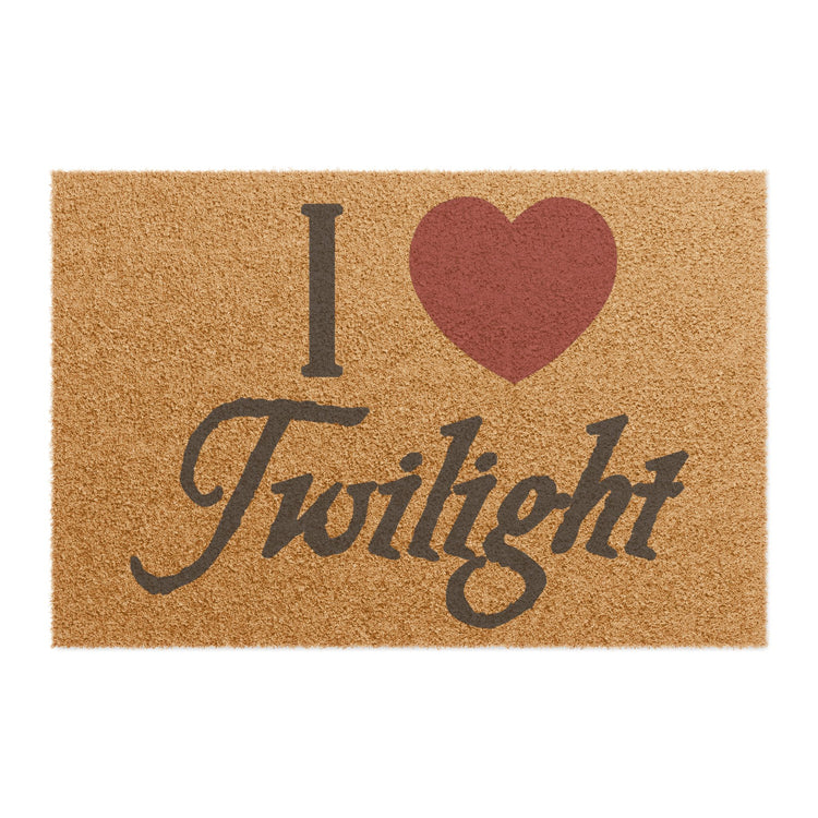 I Love Twilight Doormat - Fandom-Made