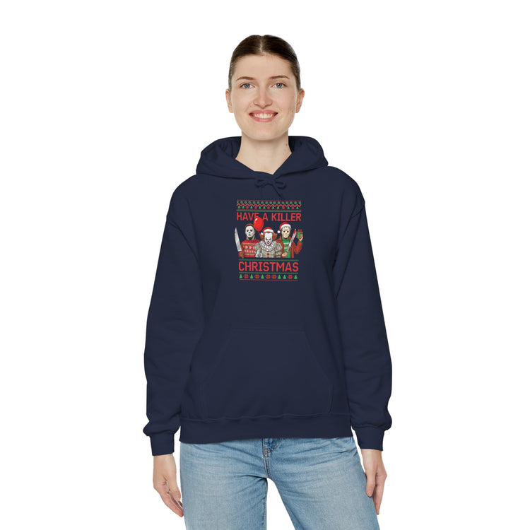 Have a Killer Christmas Ugly Unisex Hoodie