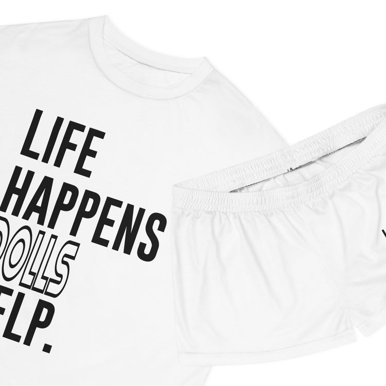 Life Happens Dolls Help Women's Short Pajama Set