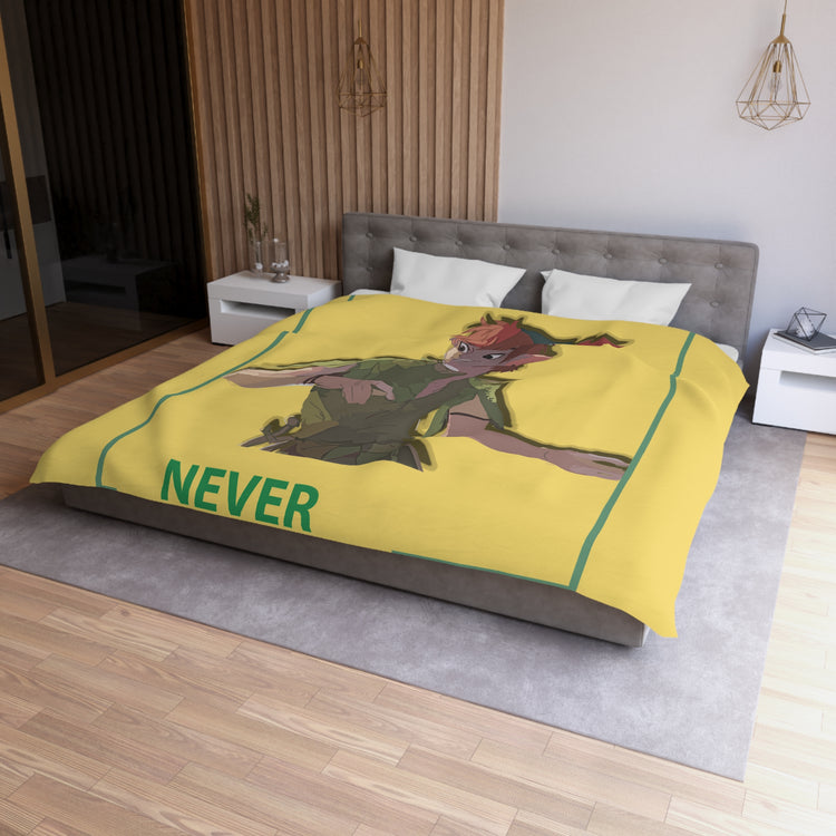 Never Grow Up Duvet Cover - Fandom-Made