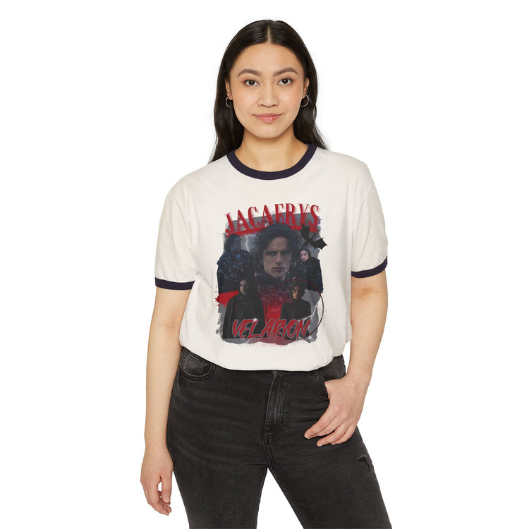 Jacaerys Velaryon Ringer T-Shirt - Fandom-Made
