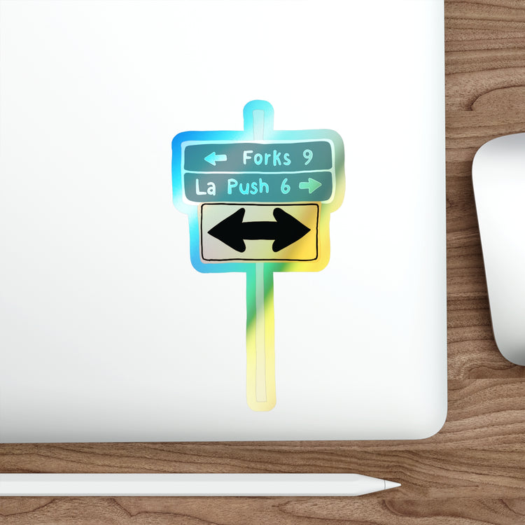 Decisions Holographic Sticker