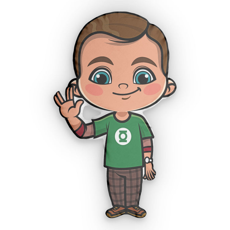 Sheldon-Shaped Pillow - Fandom-Made