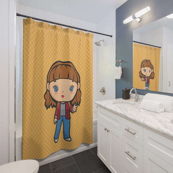Eleven Shower Curtain - Fandom-Made