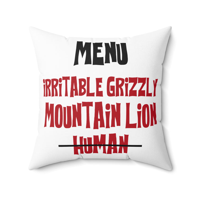 Twilight Menu Square Pillow - Fandom-Made