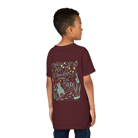 Goin Down The Bayou Youth Tee - Fandom-Made