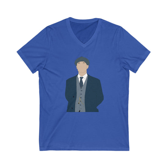 Thomas Shelby V-Neck Tee - Fandom-Made