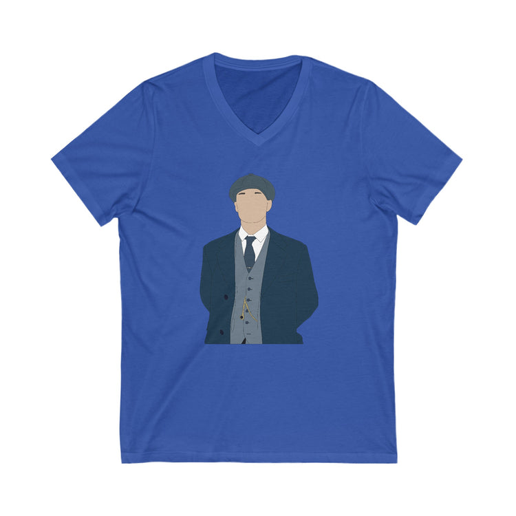 Thomas Shelby V-Neck Tee - Fandom-Made