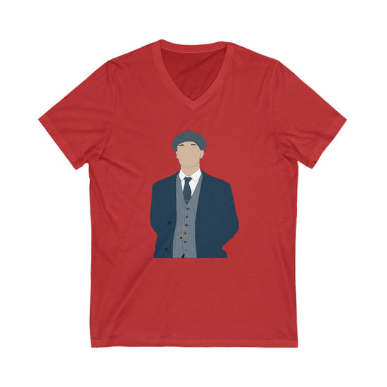 Thomas Shelby V-Neck Tee - Fandom-Made