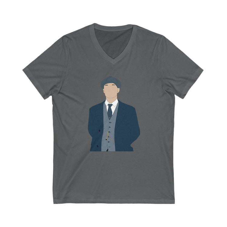 Thomas Shelby V-Neck Tee - Fandom-Made