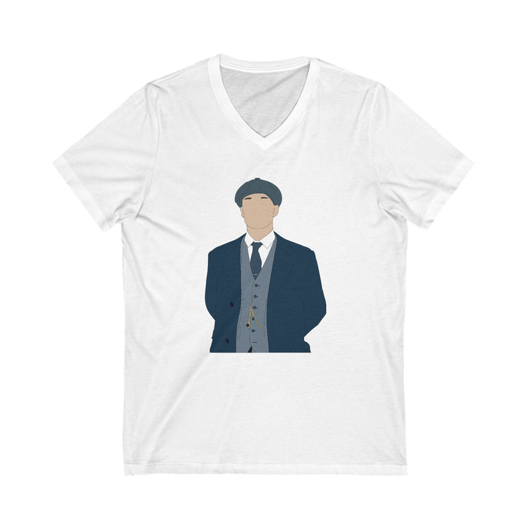 Thomas Shelby V-Neck Tee - Fandom-Made