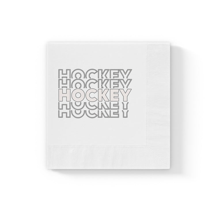 Hockey Hockey Hockey Napkins - Fandom-Made