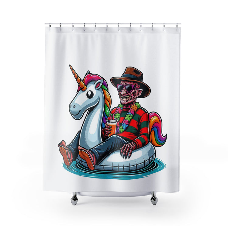Nightmare Summer Shower Curtain - Fandom-Made