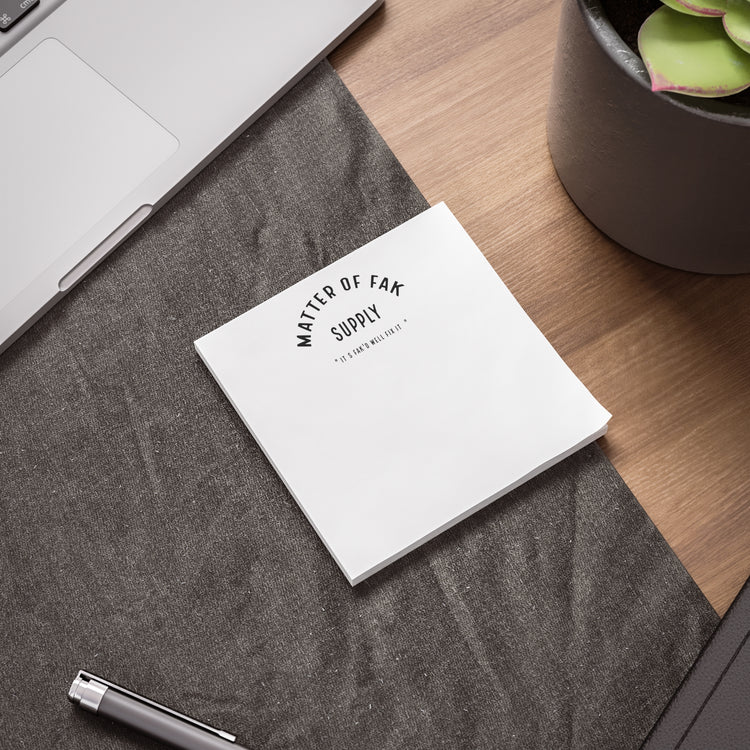 Matter Of Fak Post-it® Note Pad