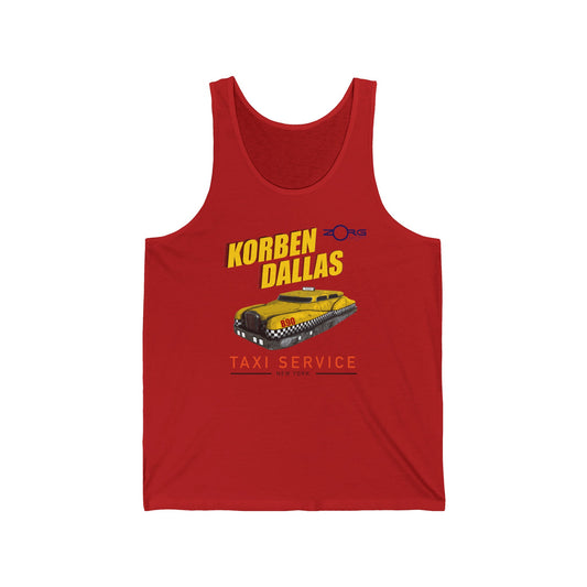 Korben Dallas Taxi Service Tank Top - Fandom-Made
