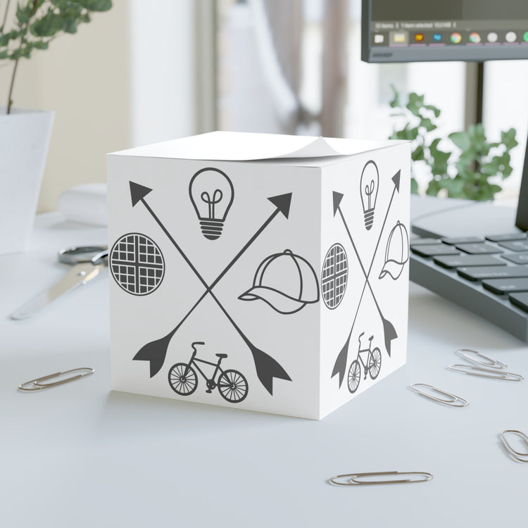 Stranger Things Symbols Note Cube