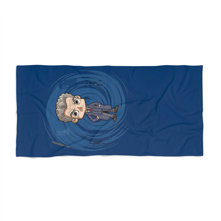 Timey Wimey Twelfth Doctor Beach Towel - Fandom-Made