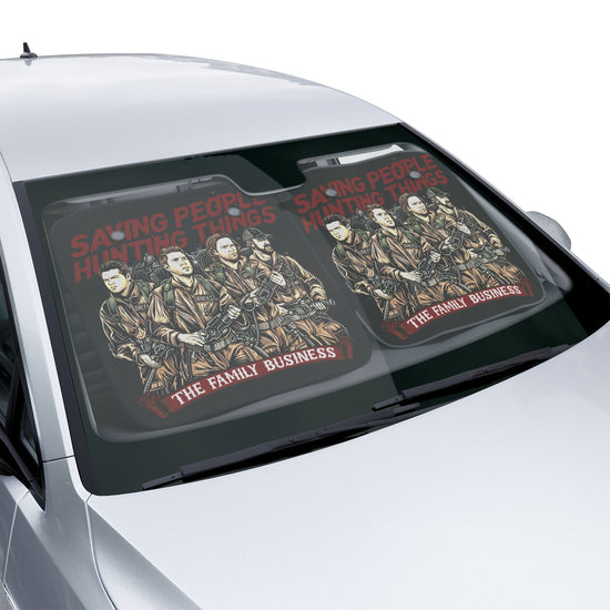 Supernaturalbusters Car Sunshade - Fandom-Made