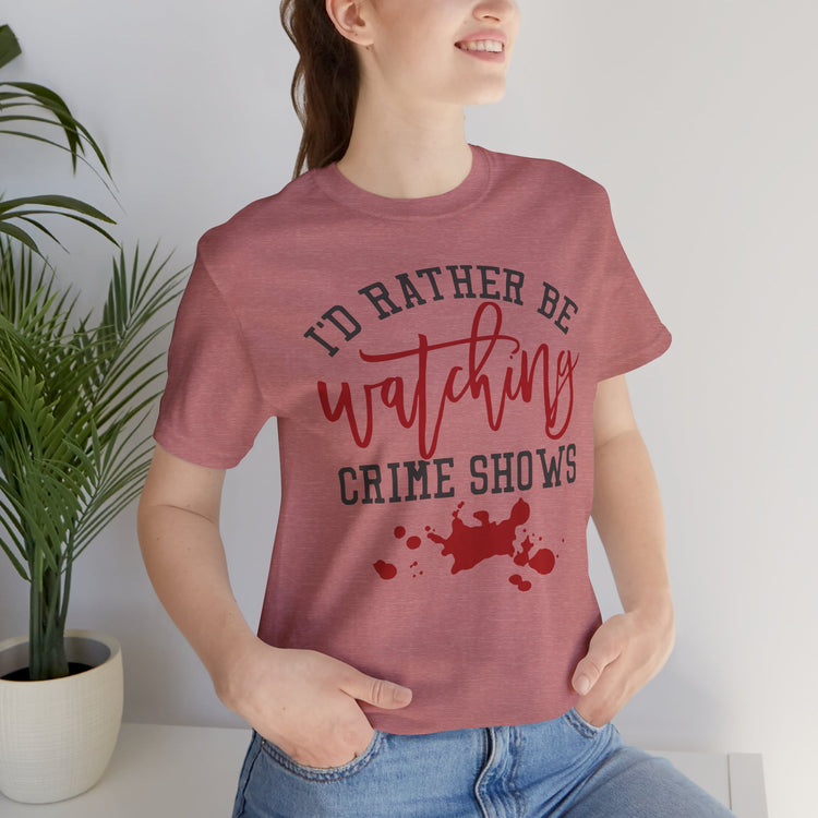 Crime Shows Unisex T-Shirt - Fandom-Made