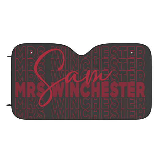 Mrs. Sam Winchester Car Sunshade - Fandom-Made