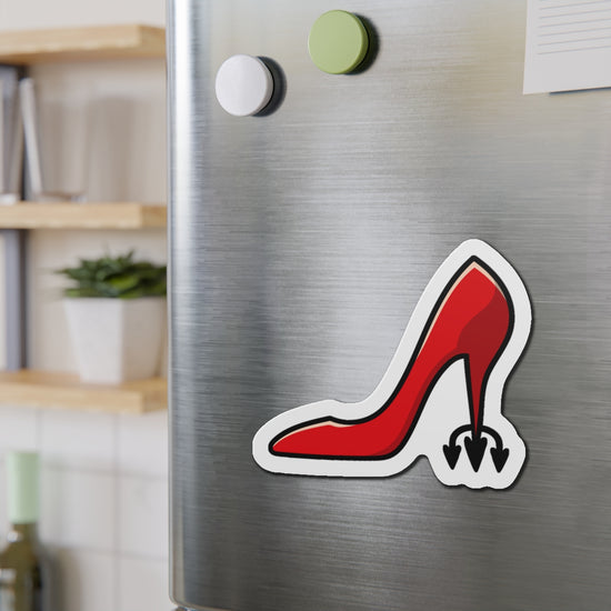 Devil Heel Die-Cut Magnet - Fandom-Made