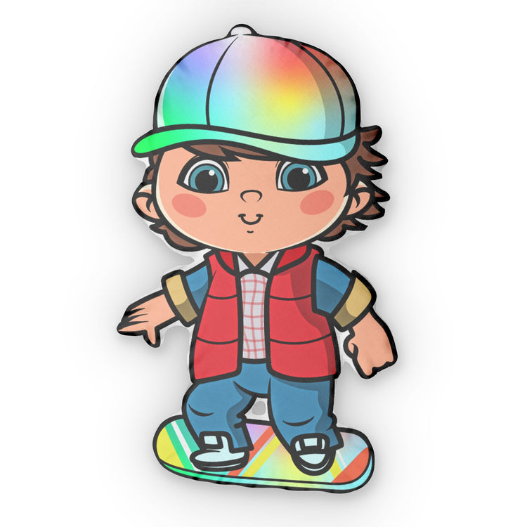 Marty McFly-Shaped Pillow - Fandom-Made