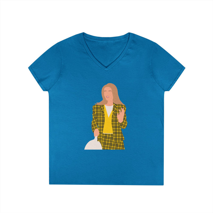 Cher Horowitz V-Neck Tee - Fandom-Made