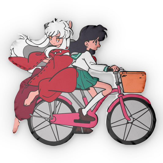 Kagome and Friend-Shaped Pillow - Fandom-Made