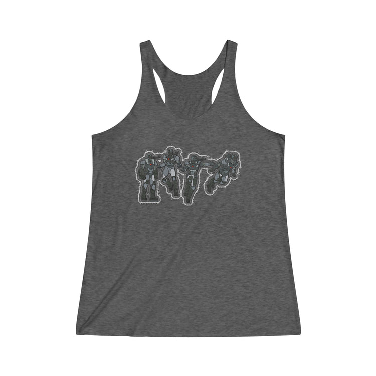 War Machine Women's Tri-Blend Racerback Tank - Fandom-Made