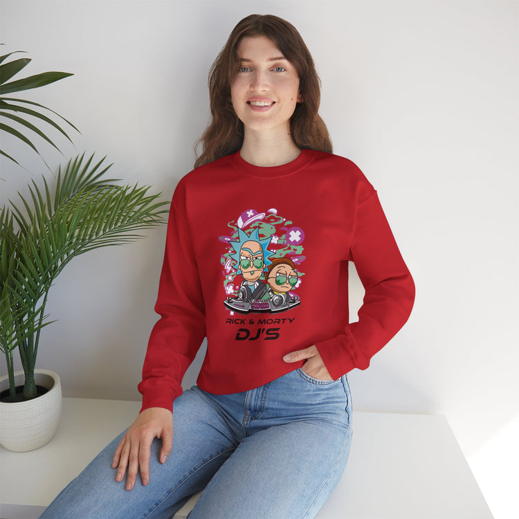 DJs Rick & Morty Unisex Sweatshirt - Fandom-Made